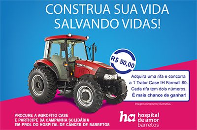 Case IH e sua rede de concessionários fazem Campanha Solidária em prol do Hospital do Câncer de Barretos