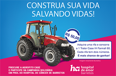 Case IH e sua rede de concessionários fazem Campanha Solidária em prol do Hospital do Câncer de Barretos